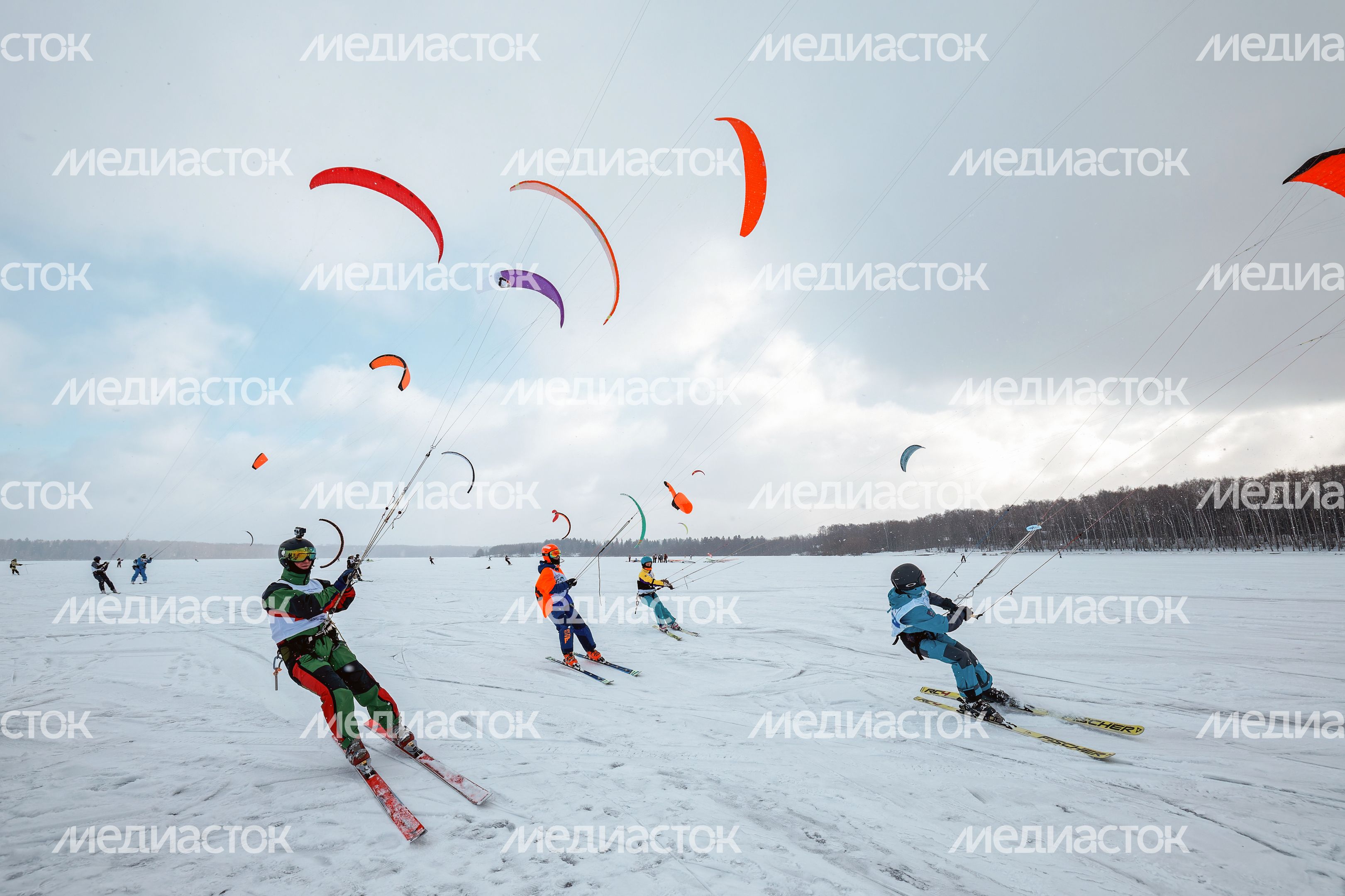 Чемпионат Московской области по сноукайтингу в Солнечногорске Чемпионат Московской области по сноукайтингу в Солнечногорске