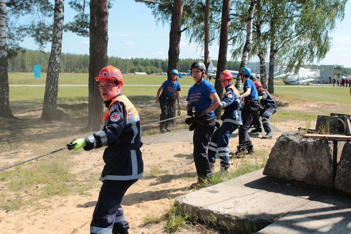 Учения спасателей в Международном лагере USAR-2015 в Ногинске