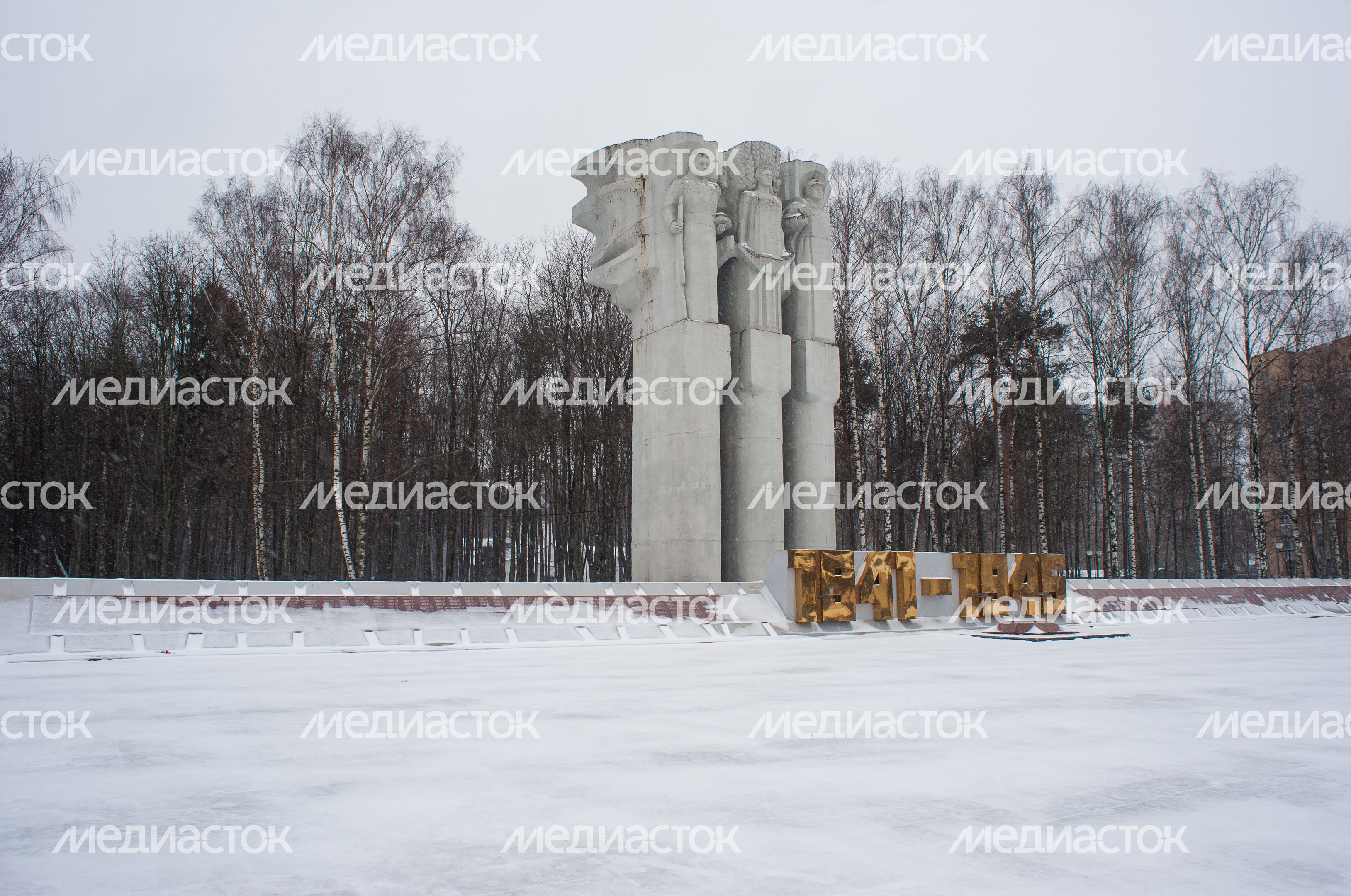Зимние виды города Королёв