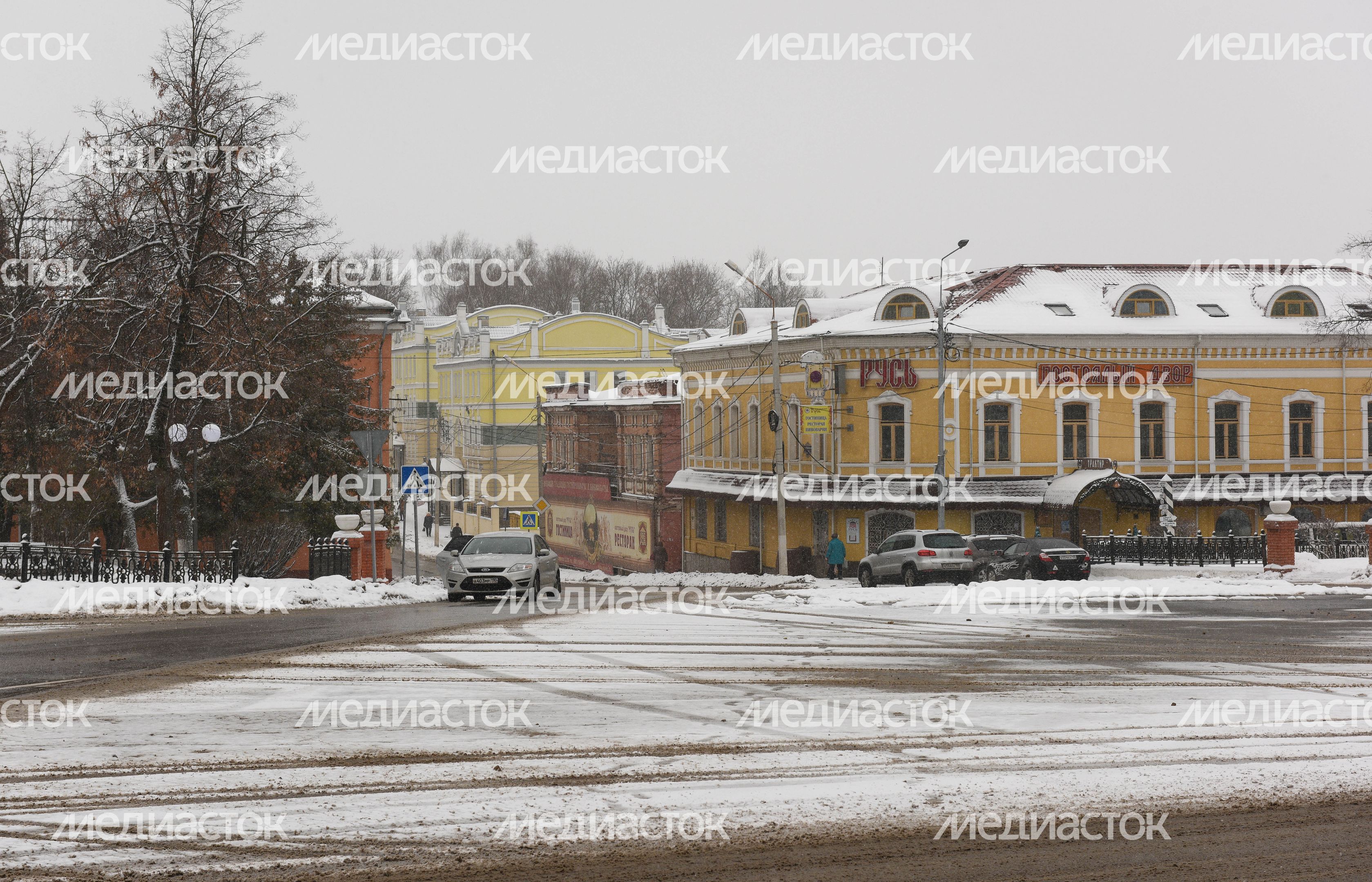 Виды города Серпухов зимой