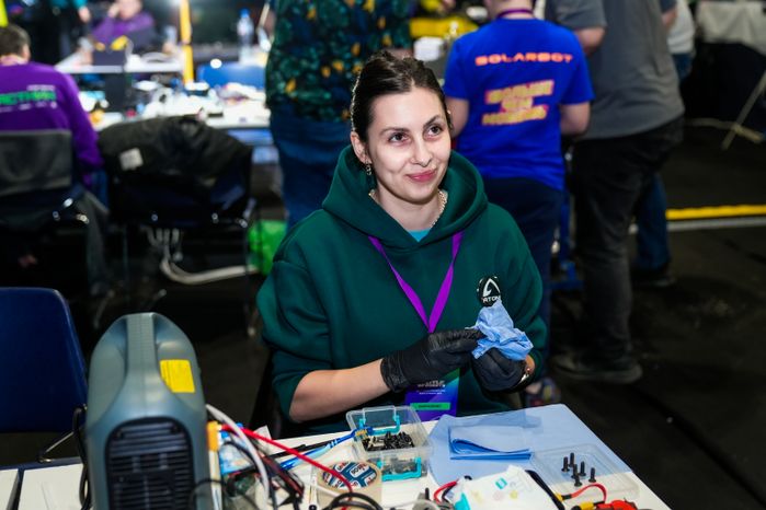 Финал международного чемпионата «Битва роботов» в Мытищах