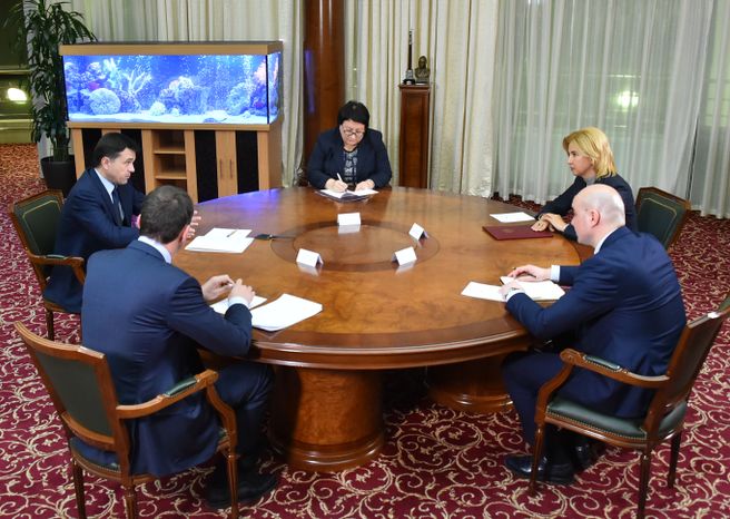 Рабочая встреча Губернатора МО с Ириной Влах