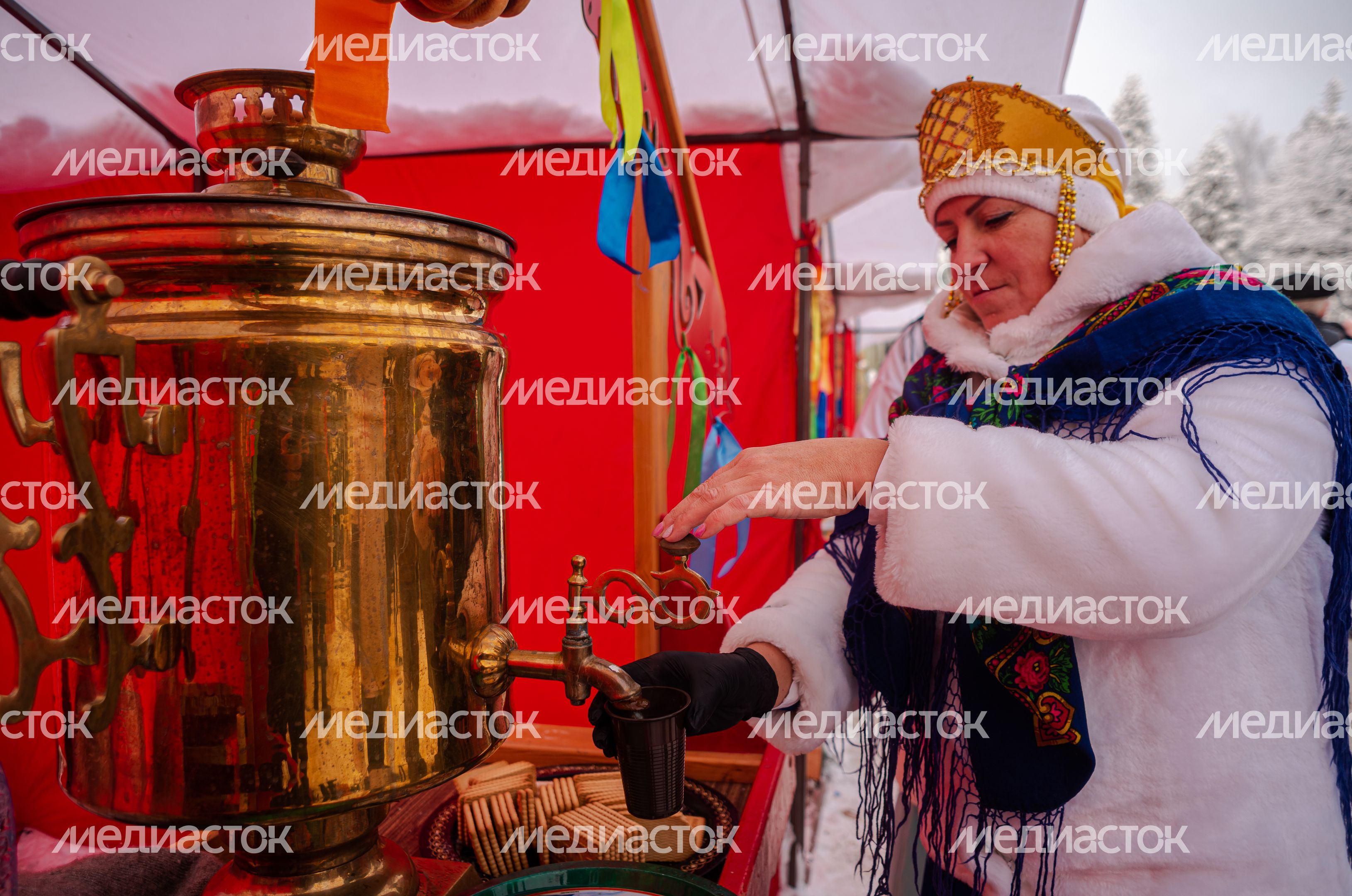 Рубка главной новогодней елки страны