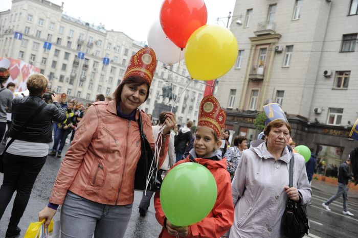 Празднование Дня города в Москве