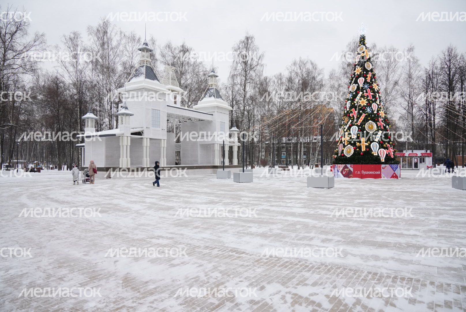 Проверка Губернатором Центрального парка культуры и отдыха в Пушкино