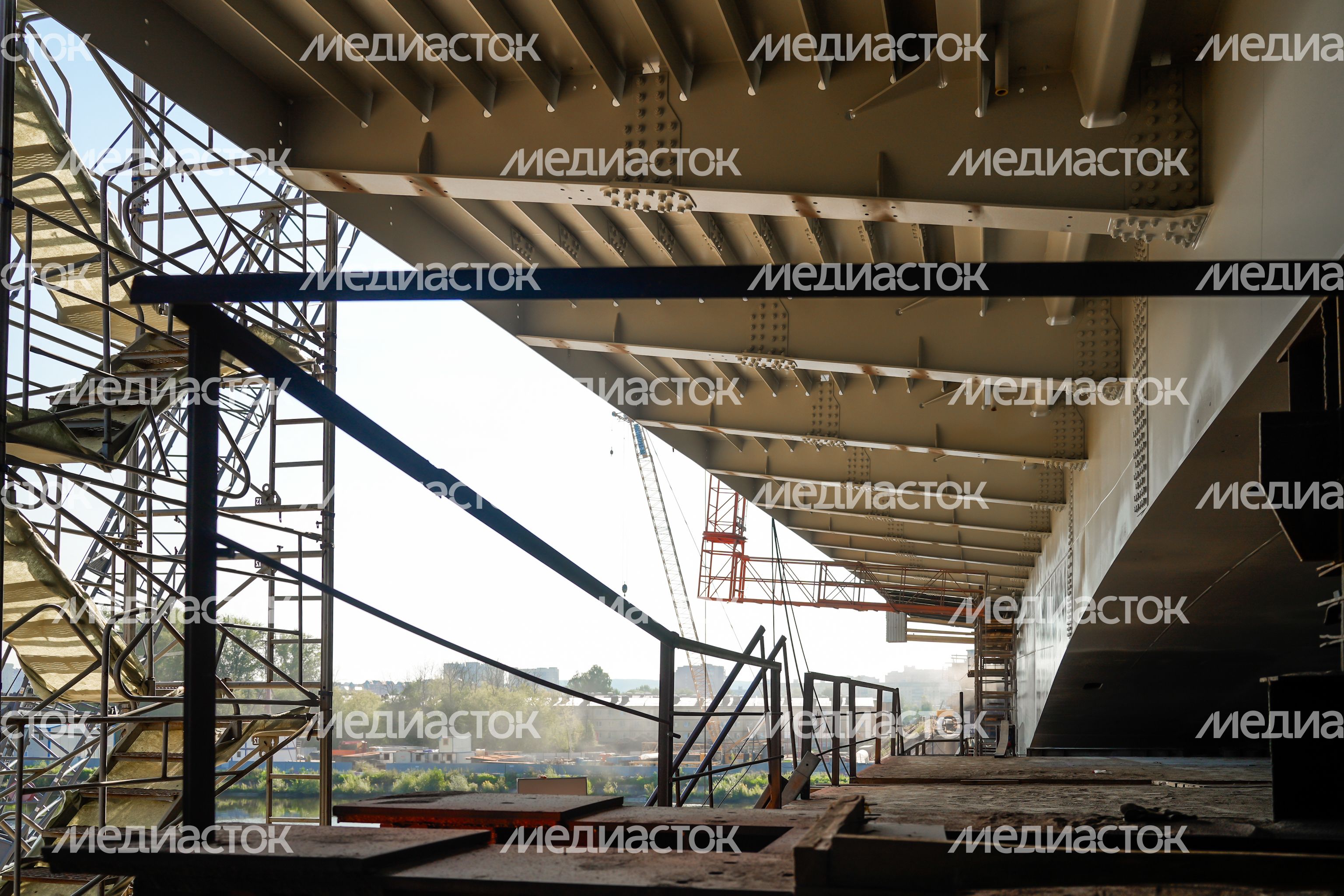 Возведение нового Рогачевского моста в Дмитрове