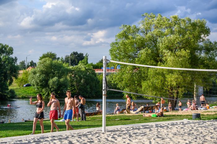 Городской пляж Зарайска