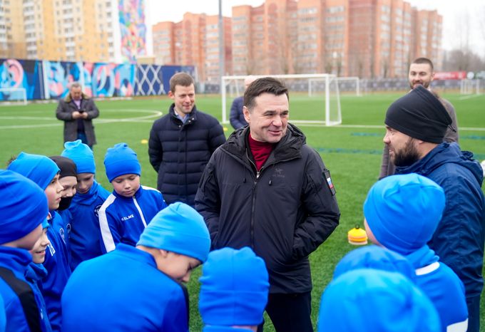 Андрей Воробьев посетил обновленный спорткомплекс "Орион" в Балашихе