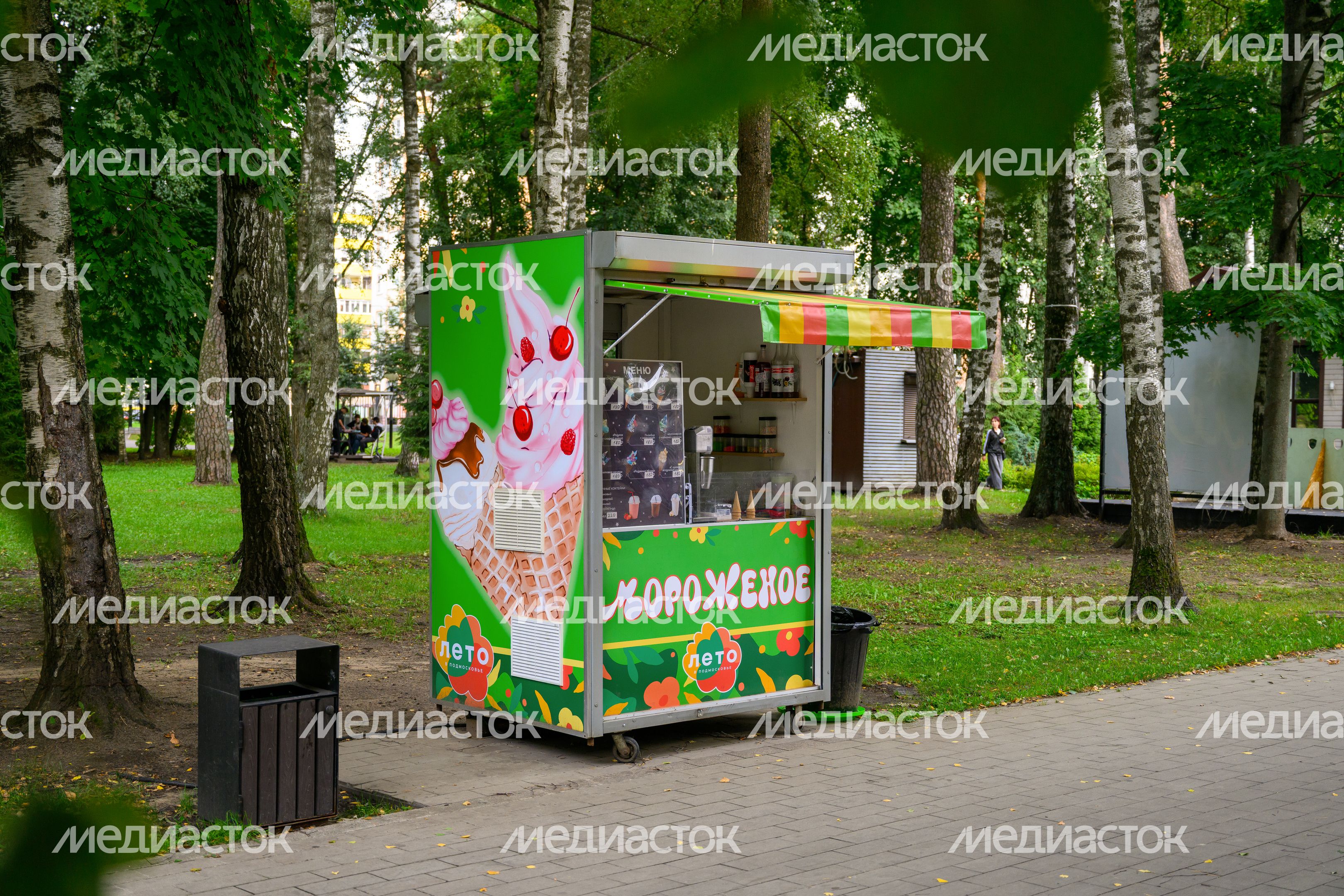 Торговля в Центральном парке культуры и отдыха в Ногинске Богородского округа Торговля в Центральном парке культуры и отдыха в Ногинске Богородского округа