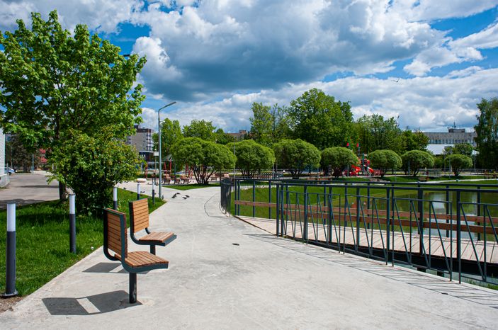 Весенние виды города Руза