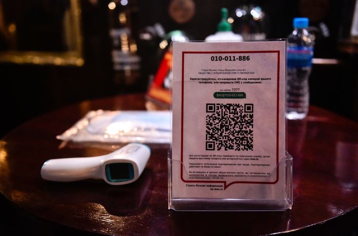 Работа ночных баров и клубов Москвы с использованием QR‑кодов