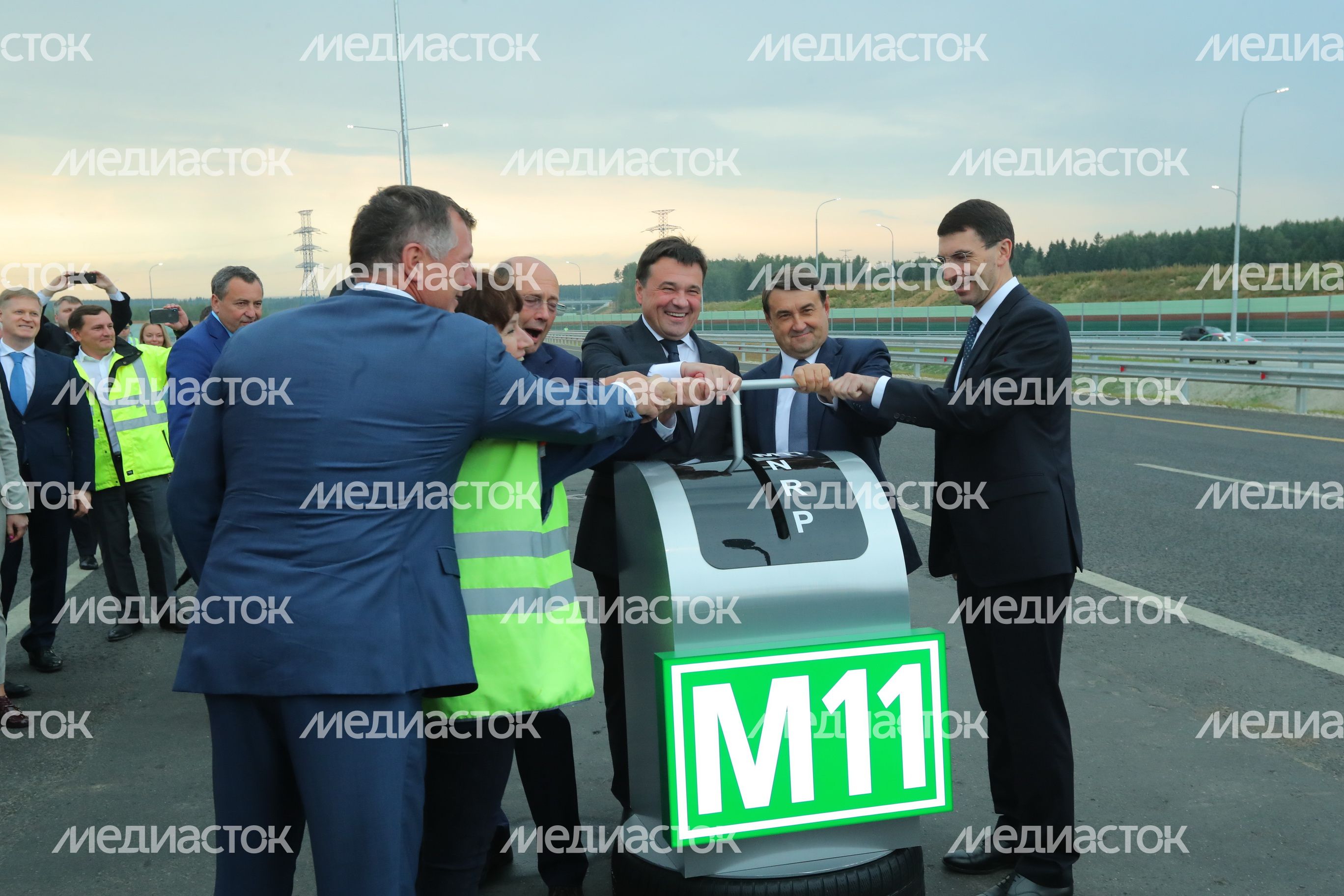 Церемония открытия участка скоростной автодороги М-11 «Москва – Санкт-Петербург»