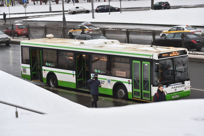 Снежная погода в Москве