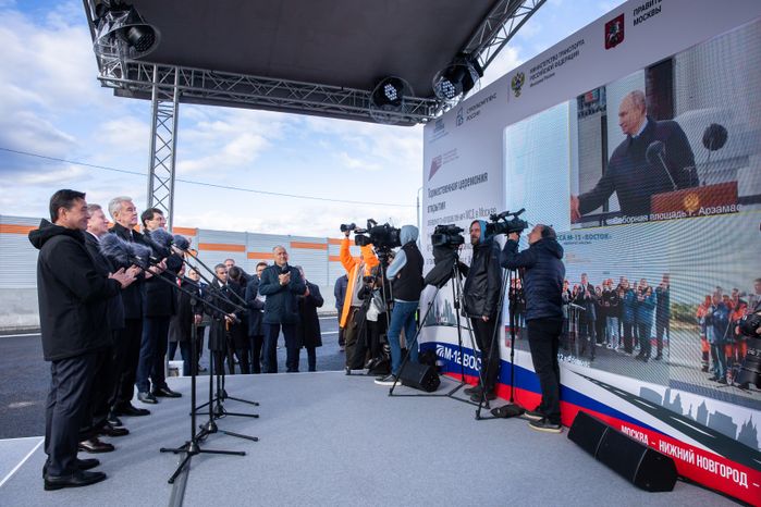 Открытие автомагистрали М-12 «Восток» с участием Губернатора Подмосковья