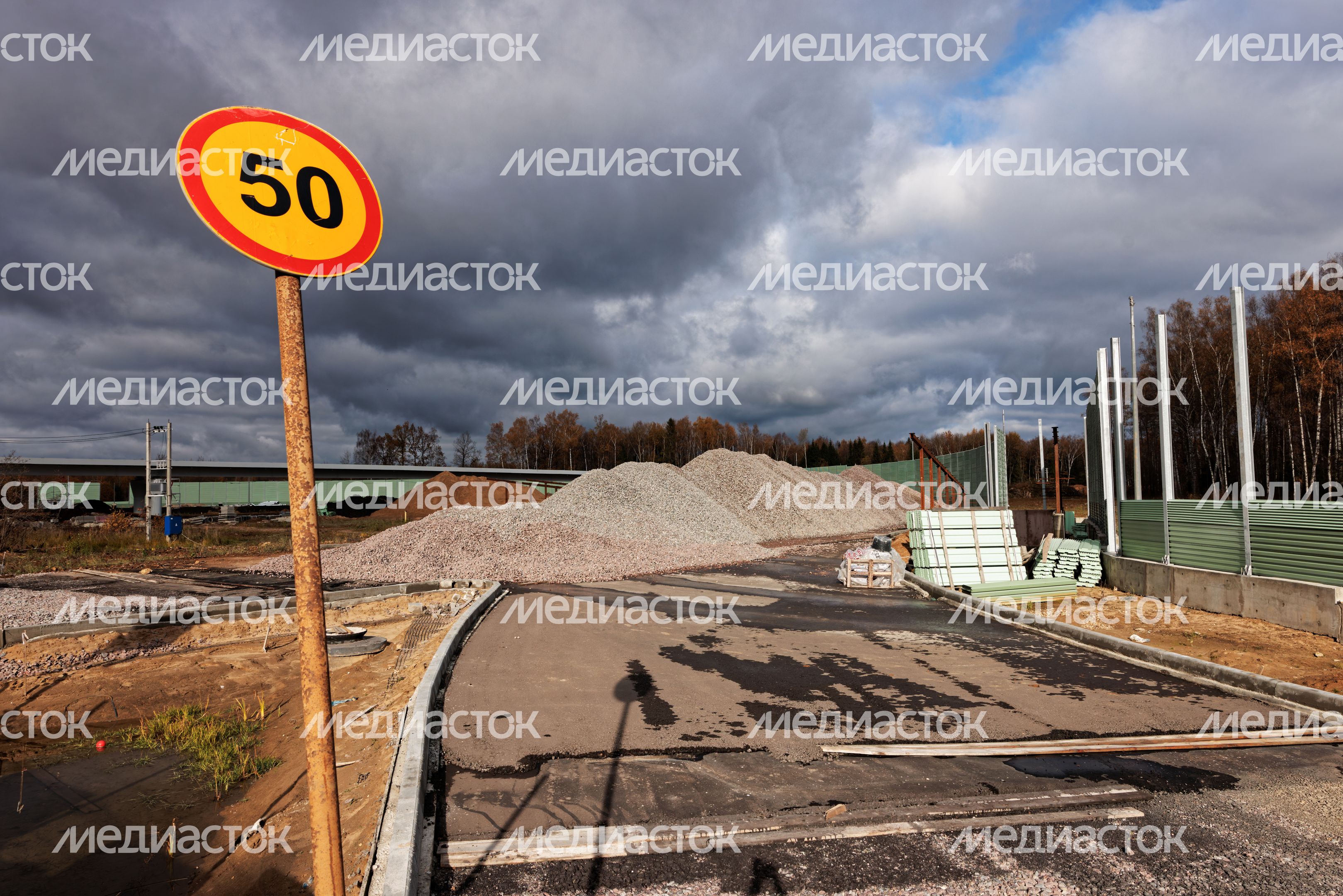 Северный обход Лобни. Развязка на Рогачевском шоссе