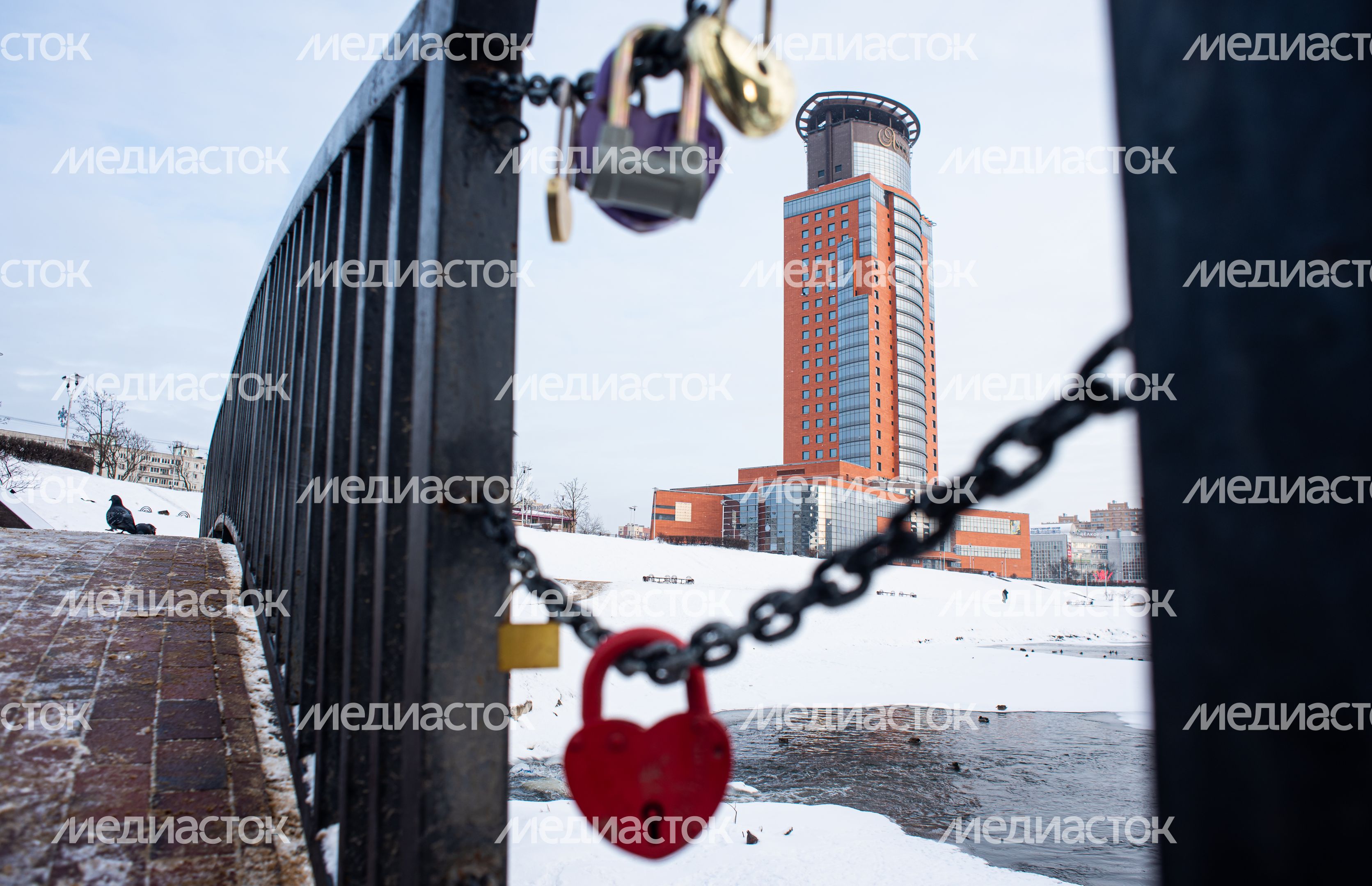 Зимние виды города Щелково