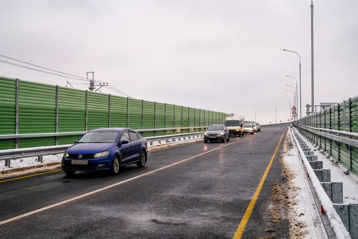 Путепровод в Раменском открыли с опережением графика на три месяца