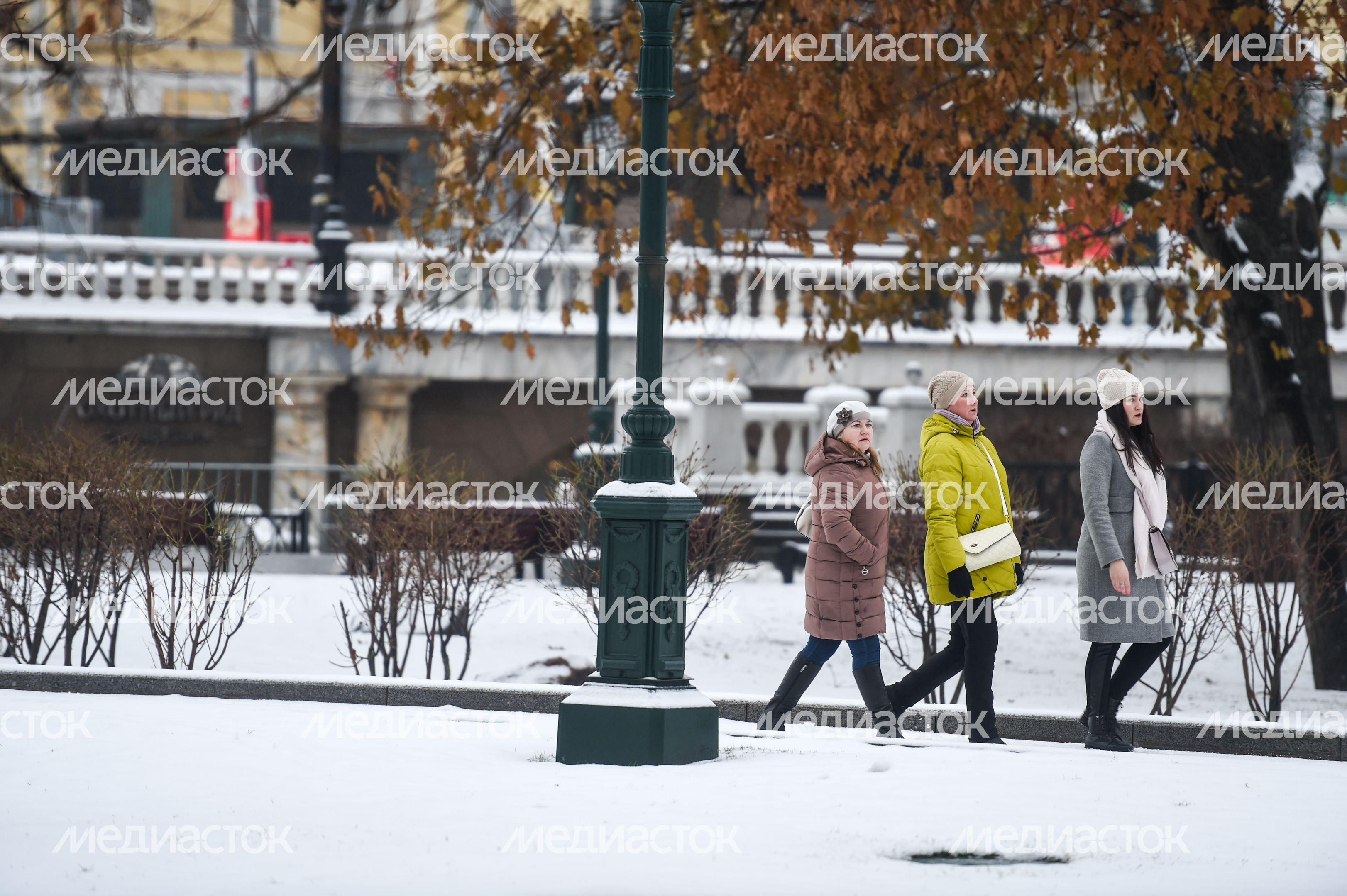 Последстивя сильного снегопада в Москве