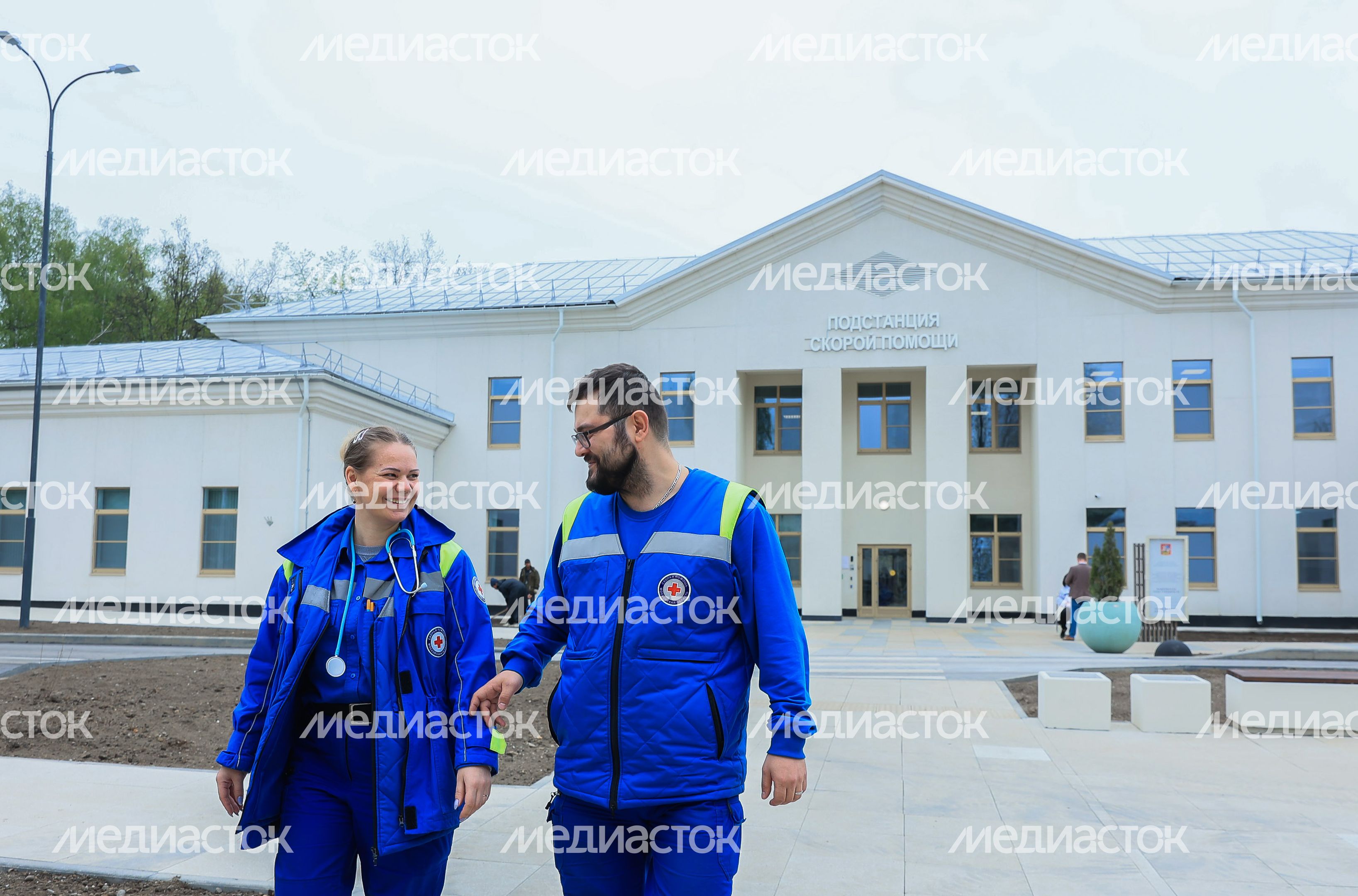 Посещение подстанции скорой помощи в Ленинском округе Губернатором Подмосковья