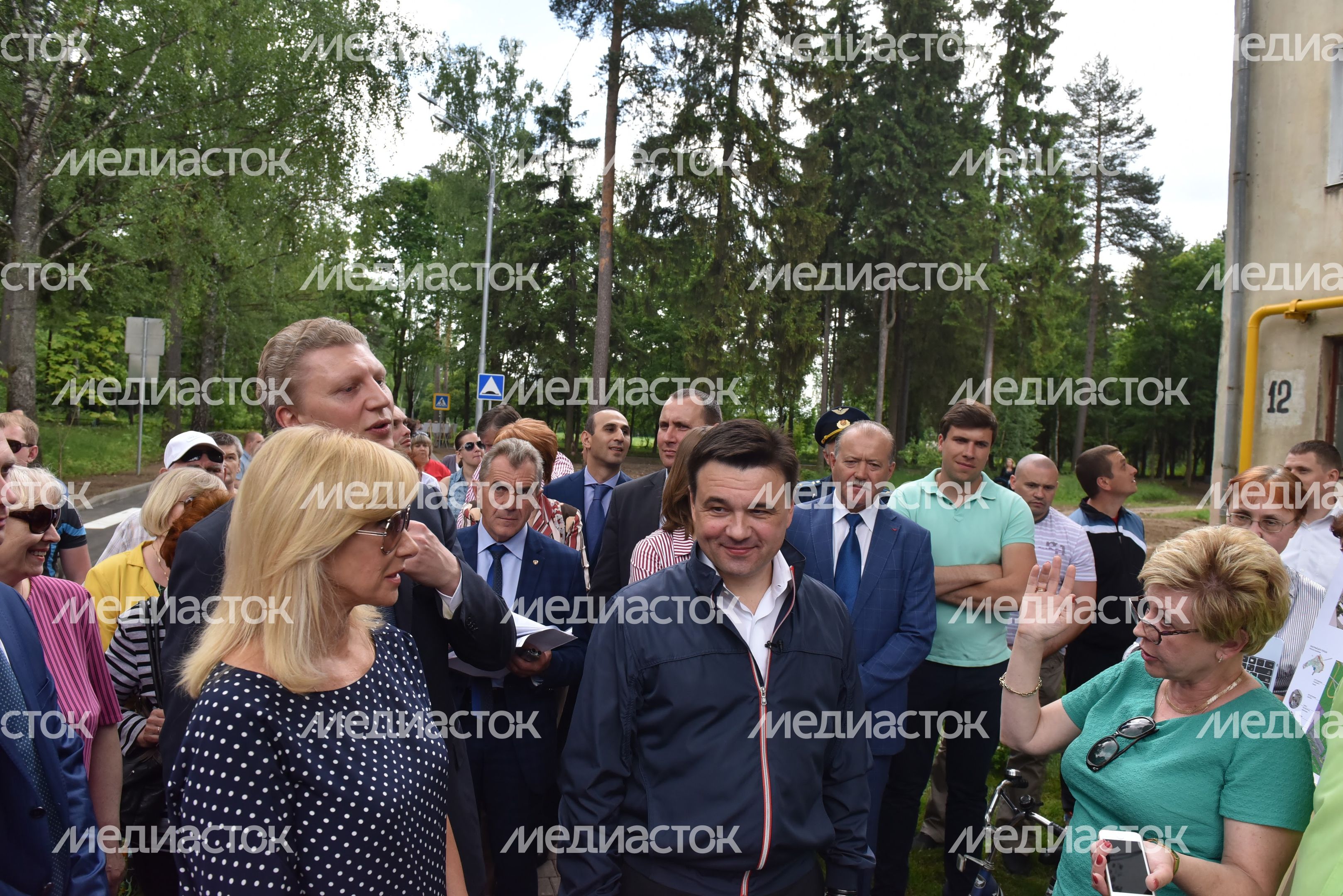 А. Воробьев посетил поселок Новый Городок Одинцовского района