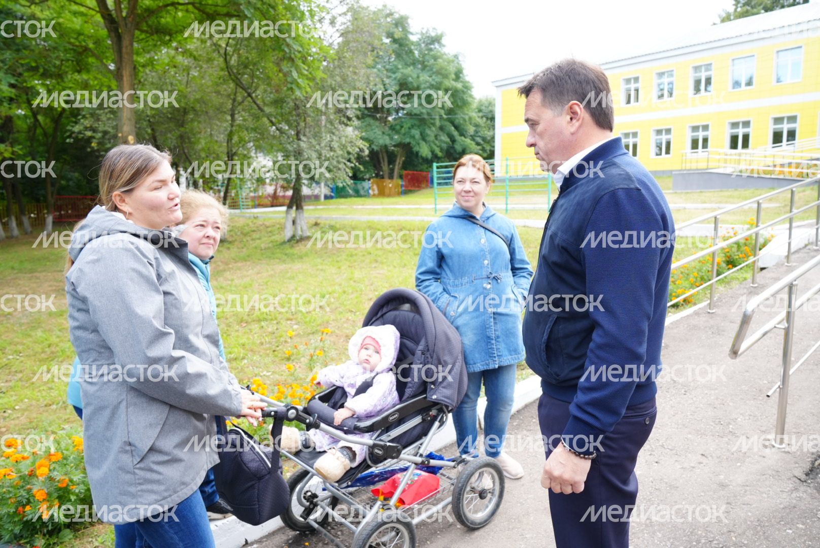 Проверка работы школы №3 в Кашире Губернатором Подмосковья