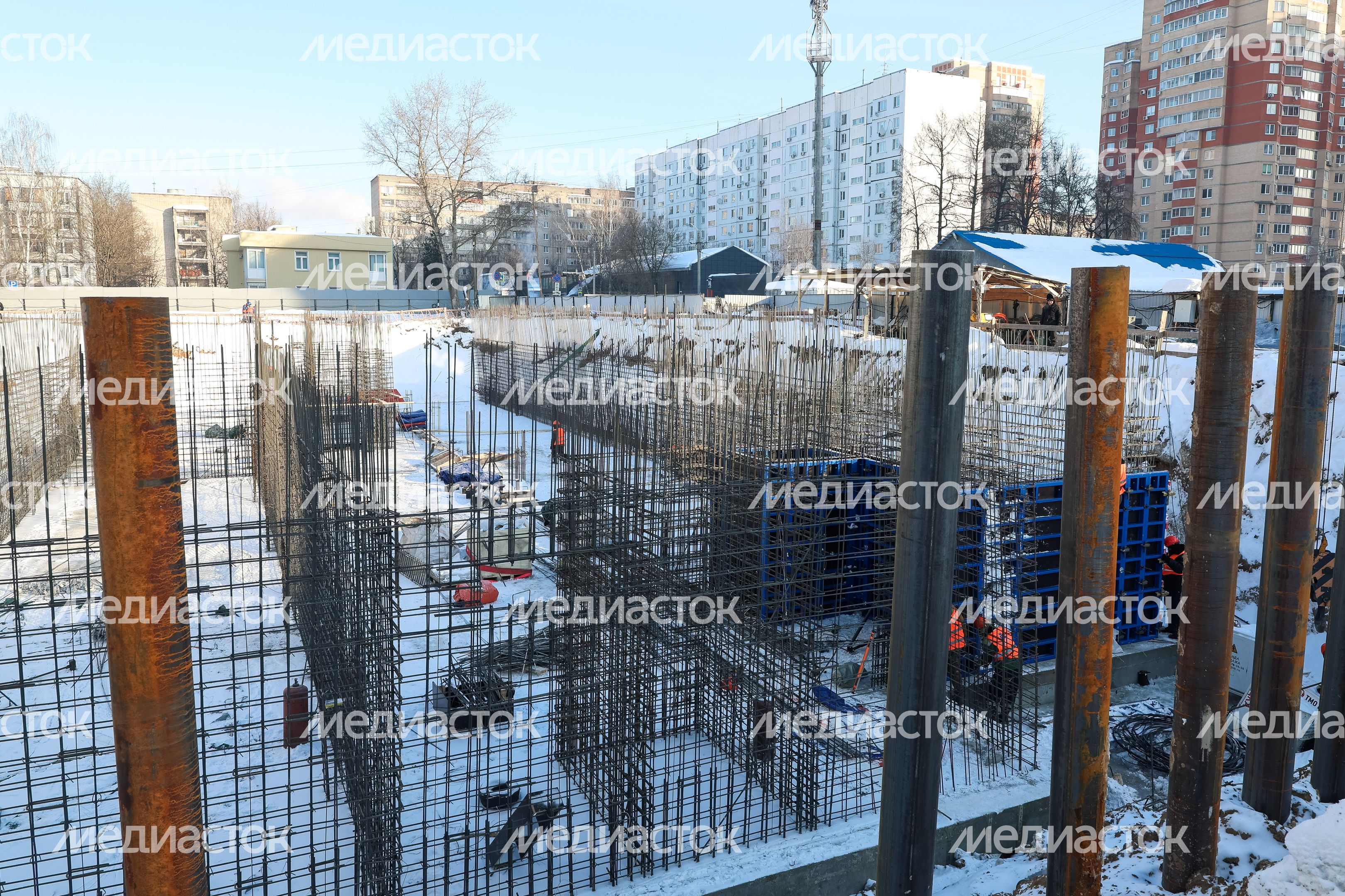 Строительство нового корпуса поликлиники №4 в Нахабино