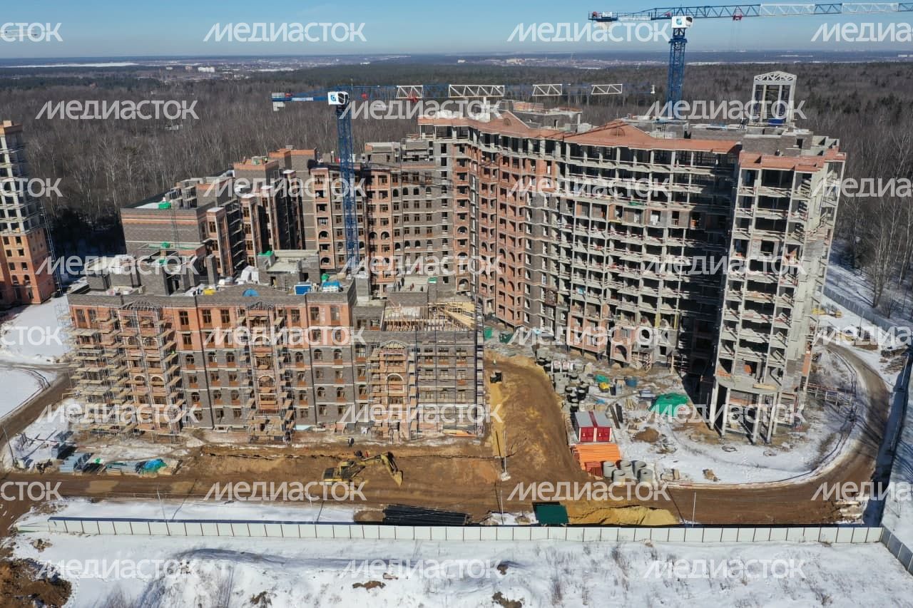 Проверка Губернатором Подмосковья хода текущих работ в ЖК «Лайково»