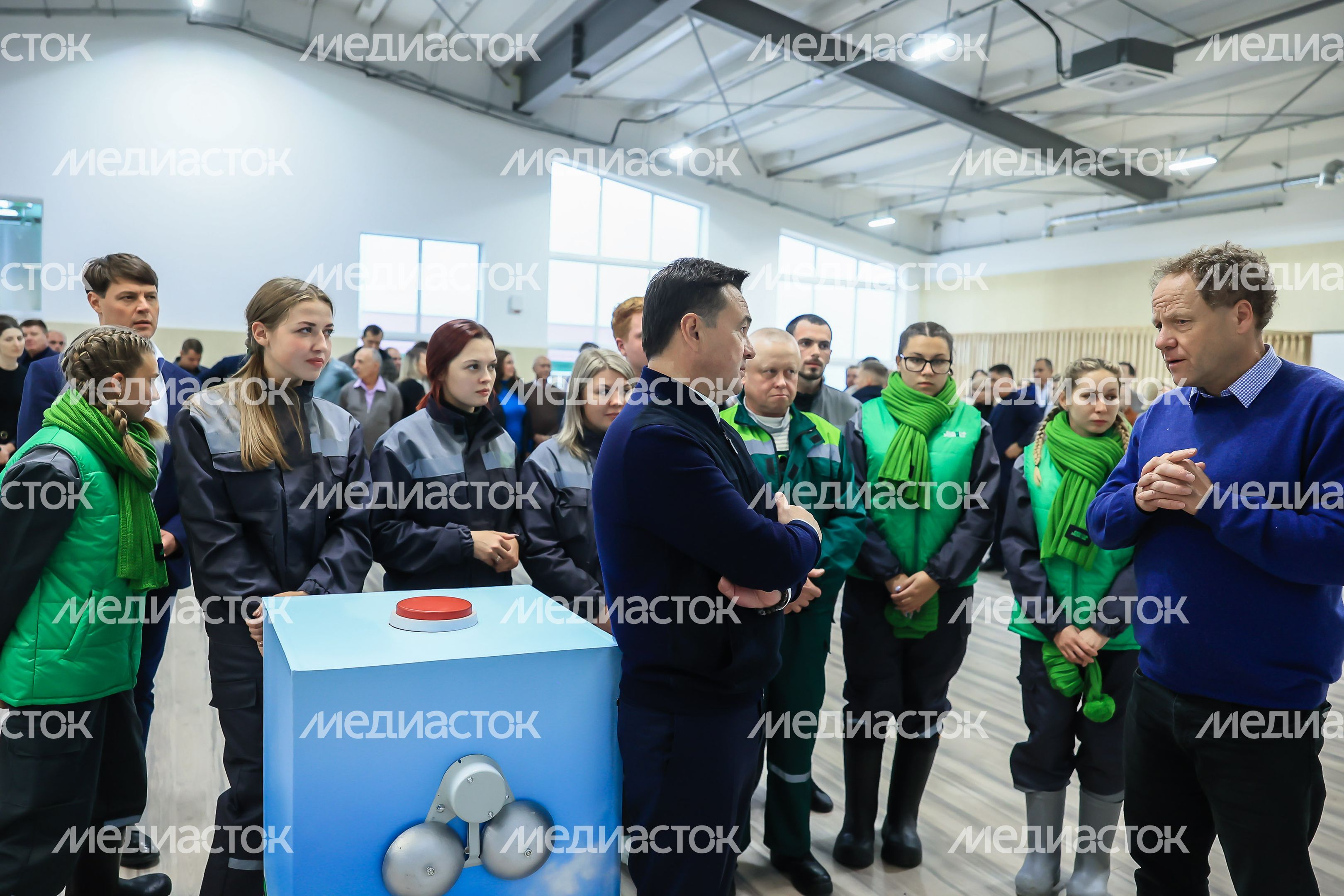 Открытие животноводческего комплекса «Бортниково» в Ступино Губернатором Подмосковья