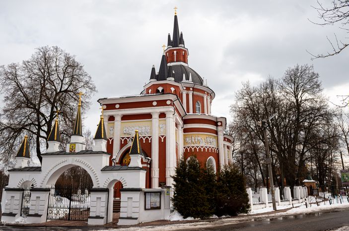 Весенние виды Церкви Николая Чудотворца в селе Царево