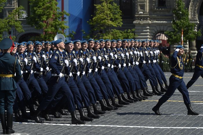 Парад Победы на Красной площади в Москве
