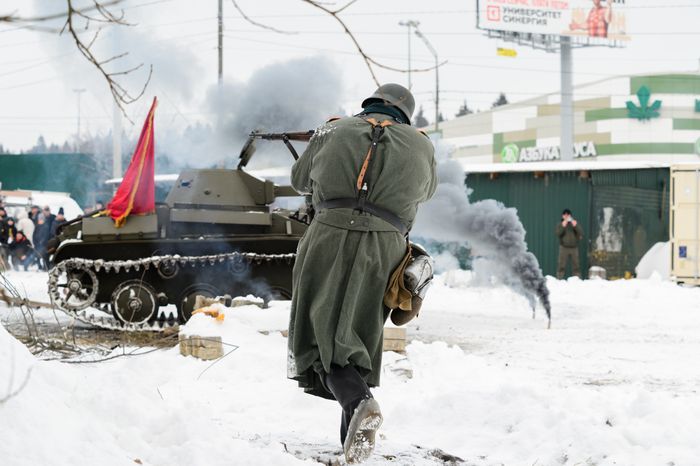 Мытищи. Военно-историческая реконструкция «Разгром немецких войск под Москвой»