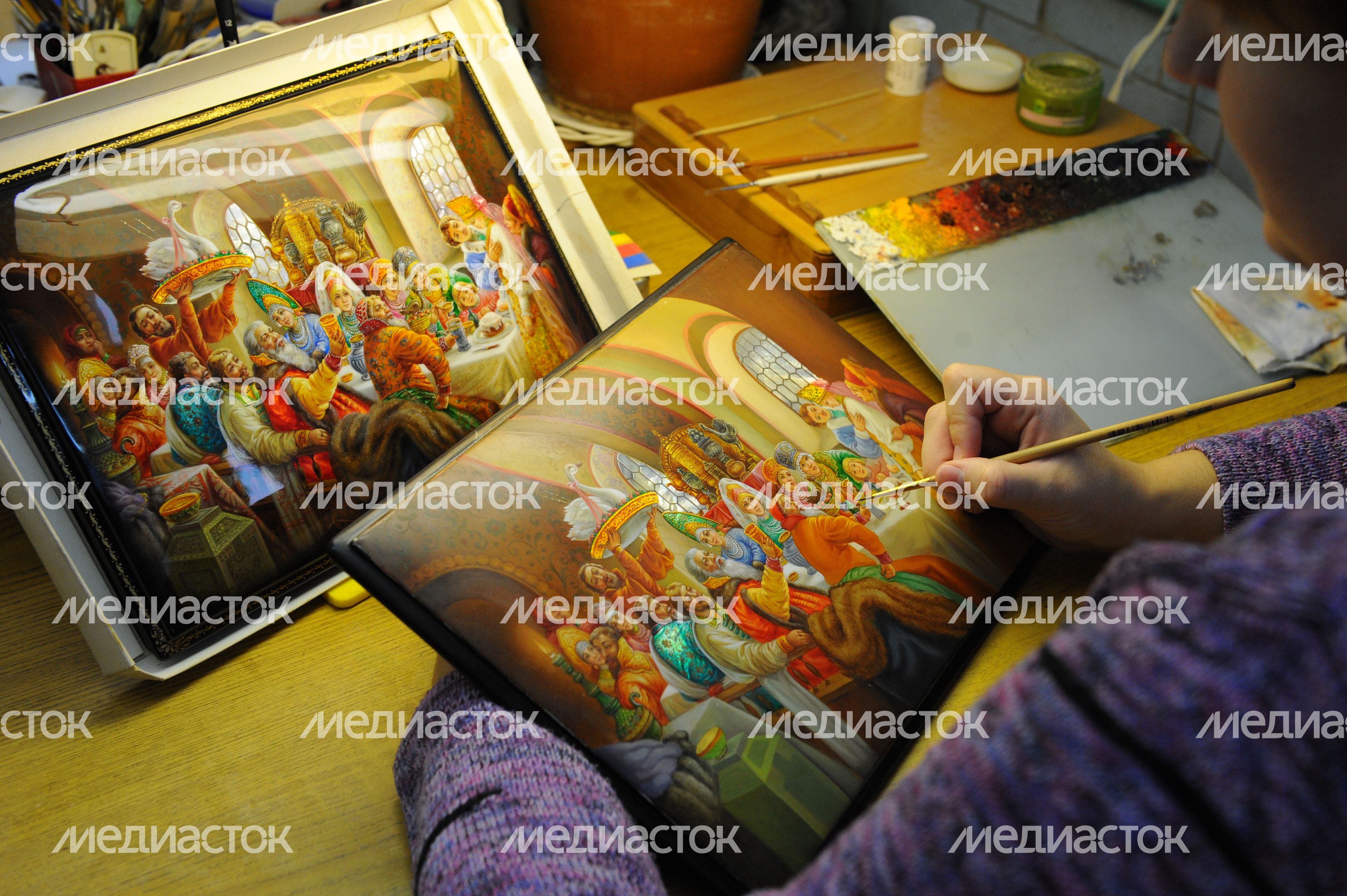 Федоскинская фабрика миниатюрной живописи