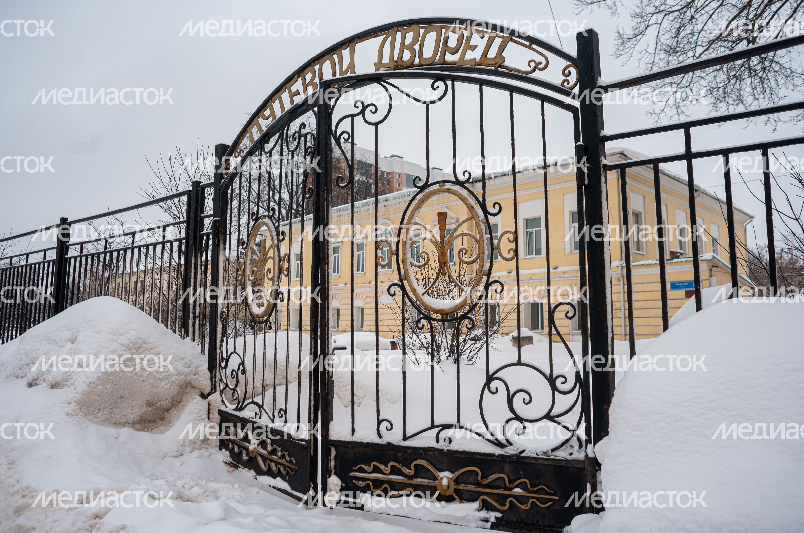 Зимние виды города Солнечногорск