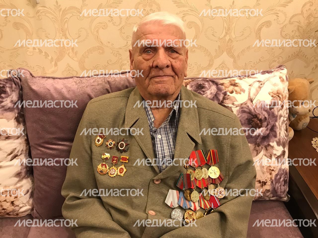 100-летний юбилей жителя Подольска Потапа Иосифовича Могилея