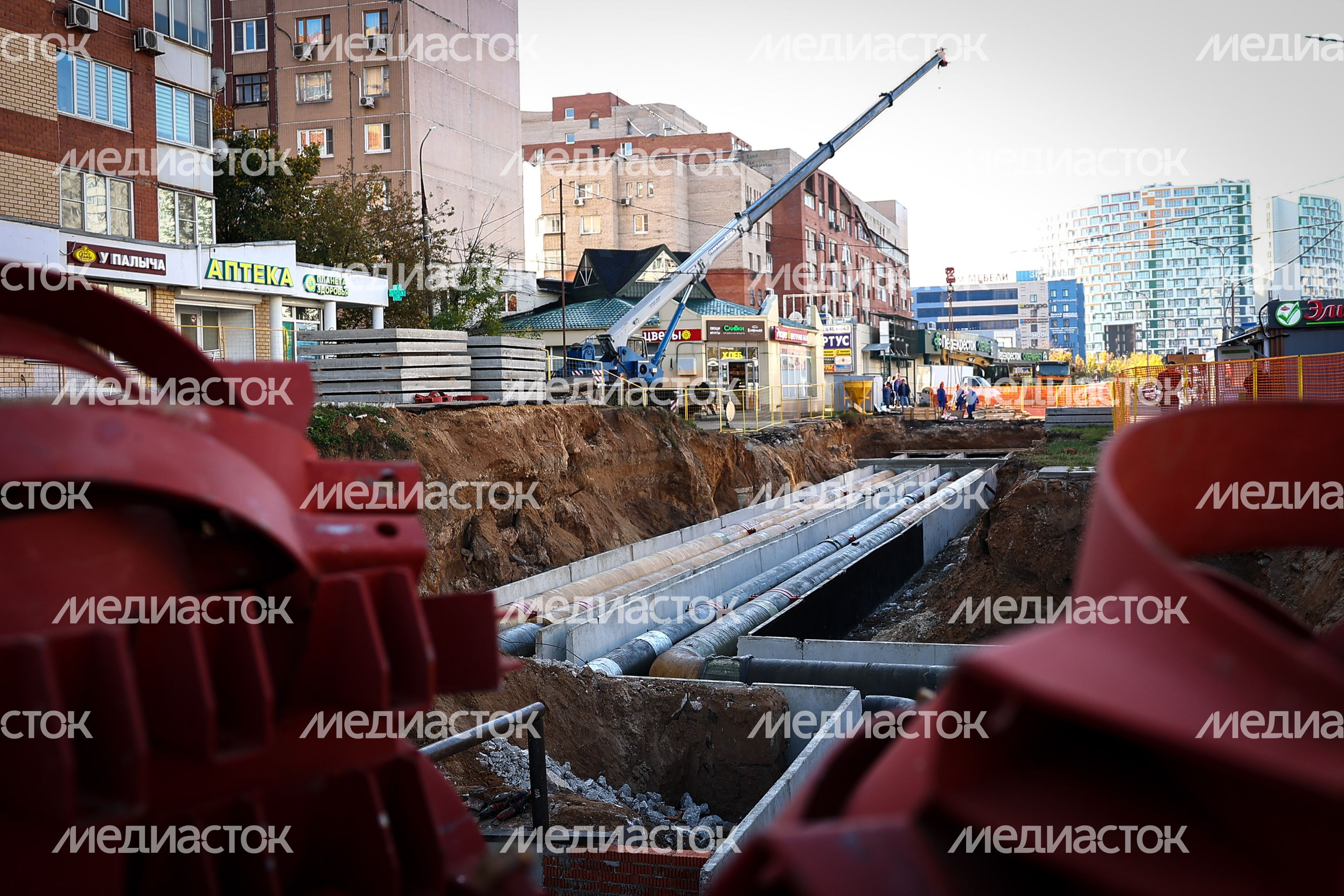 Осмотр новой котельной и реконструируемого участка теплосети в Королеве Губернатором Подмосковья