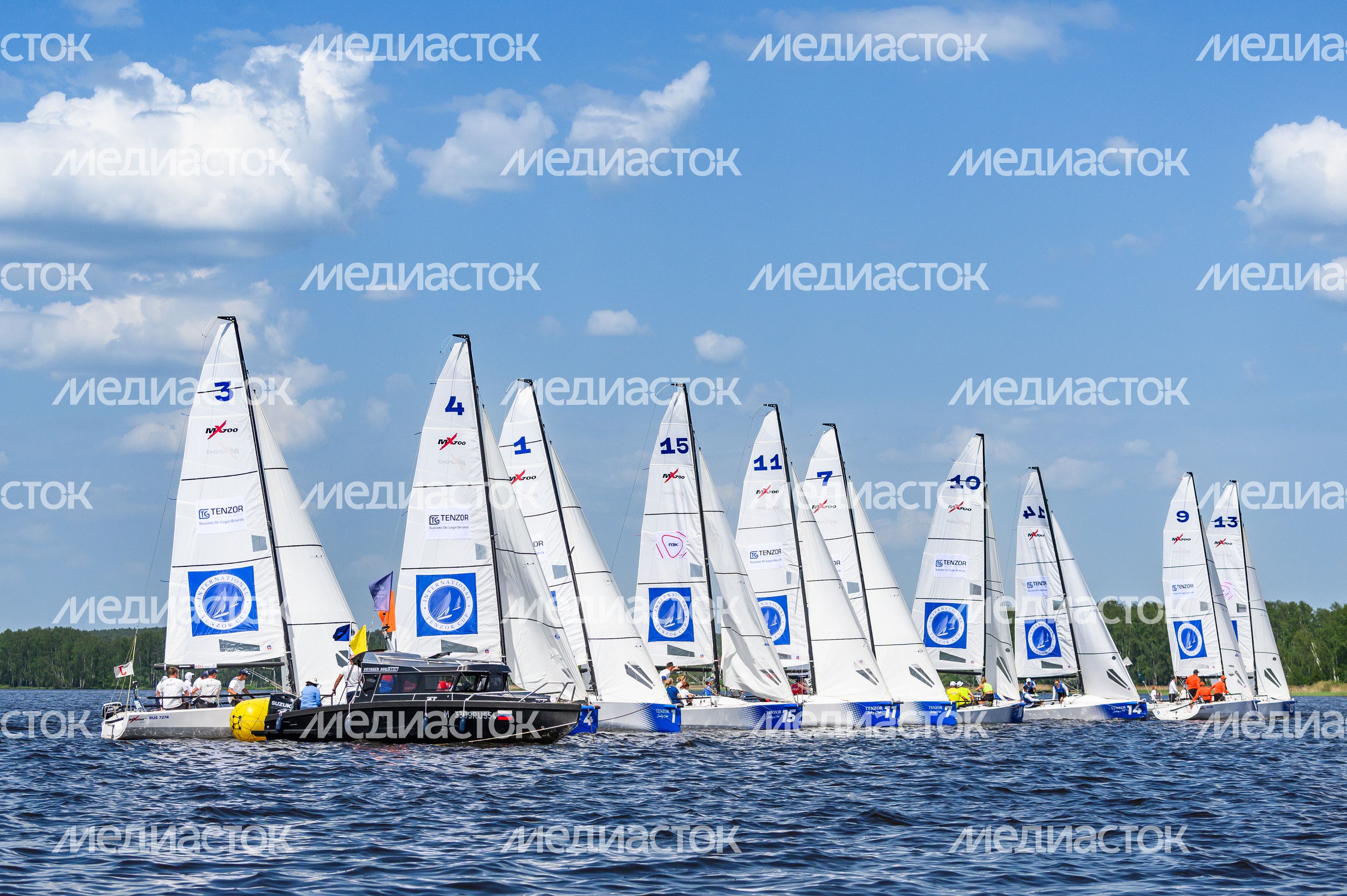Регата на Пестовском водохранилище в Мытищах