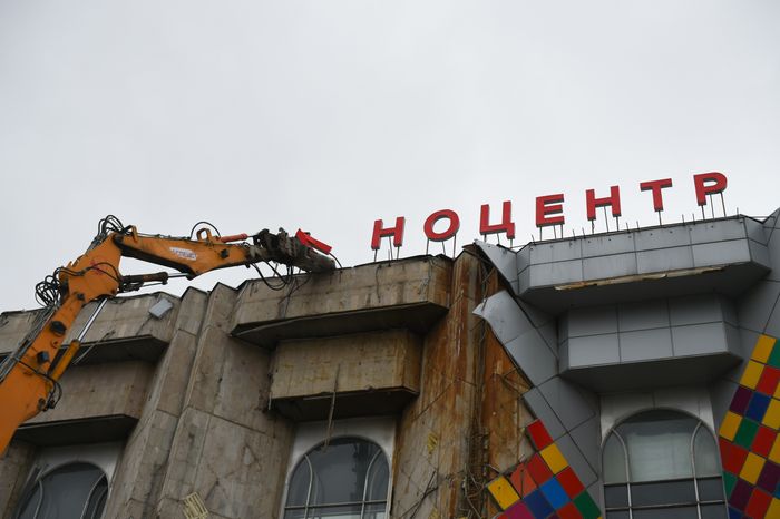 Снос кинотеатра «Соловей» в Москве