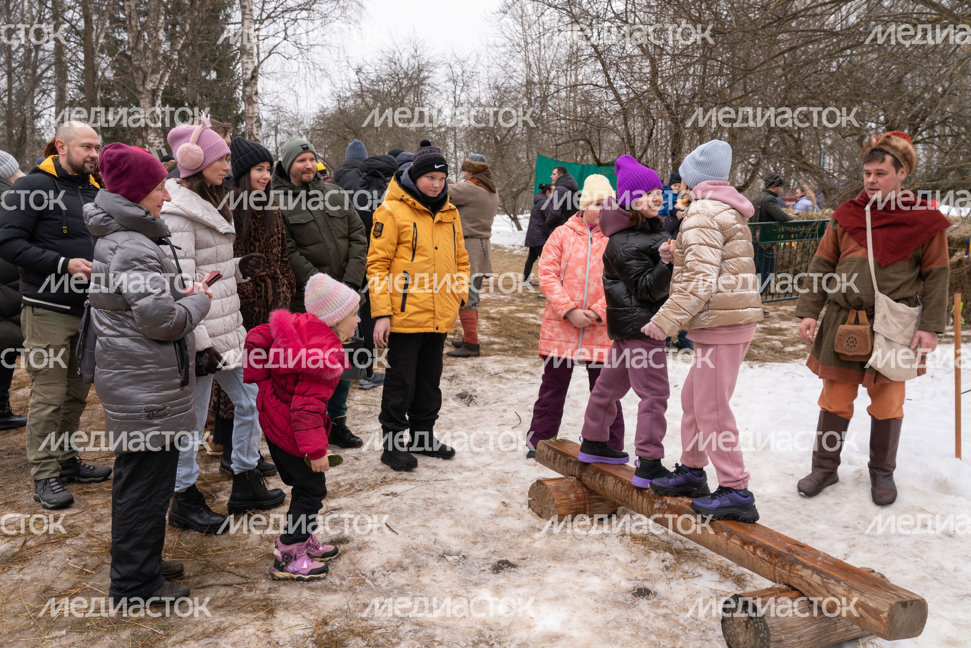 Масленица в парке "Захарово". Одинцовский округ
