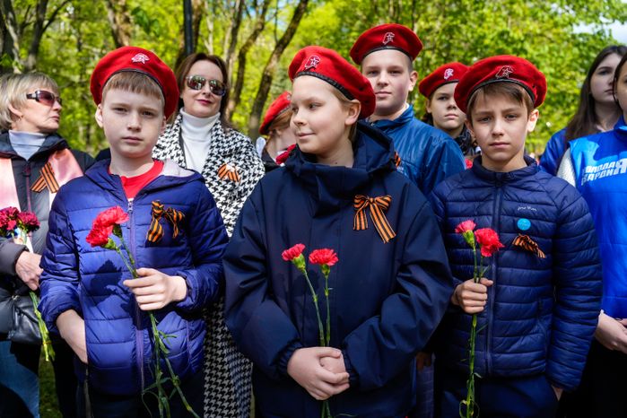Зажжение Вечного огня в Королеве
