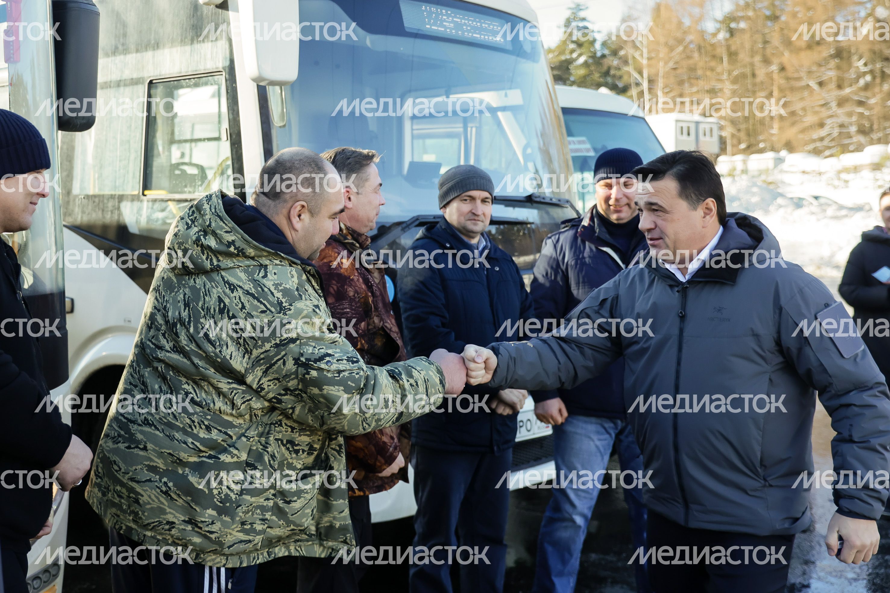 Проверка Губернатором Московской области исполнения поручения по строительству нового разворотного круга в ЖК «Государев дом»