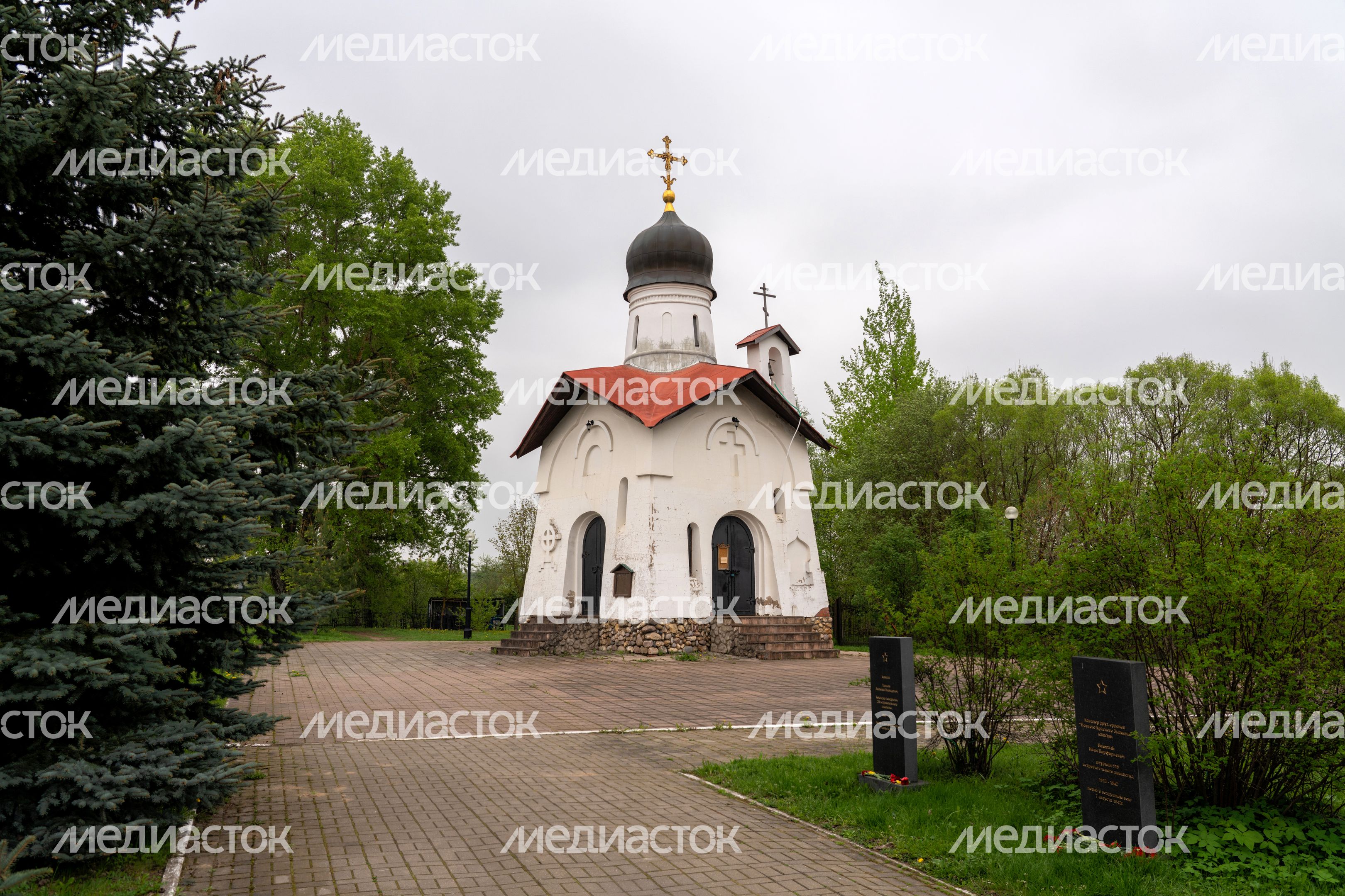Часовня Димитрия Солунского в поселке Снегири в деревне Ленино округа Истра Часовня Димитрия Солунского в поселке Снегири в деревне Ленино округа Истра