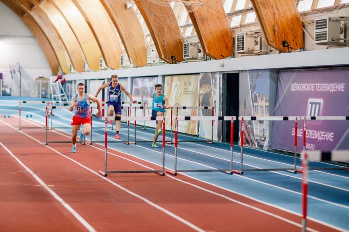 Спортивное соревнование Московской области по легкой атлетике в помещении в Щелково