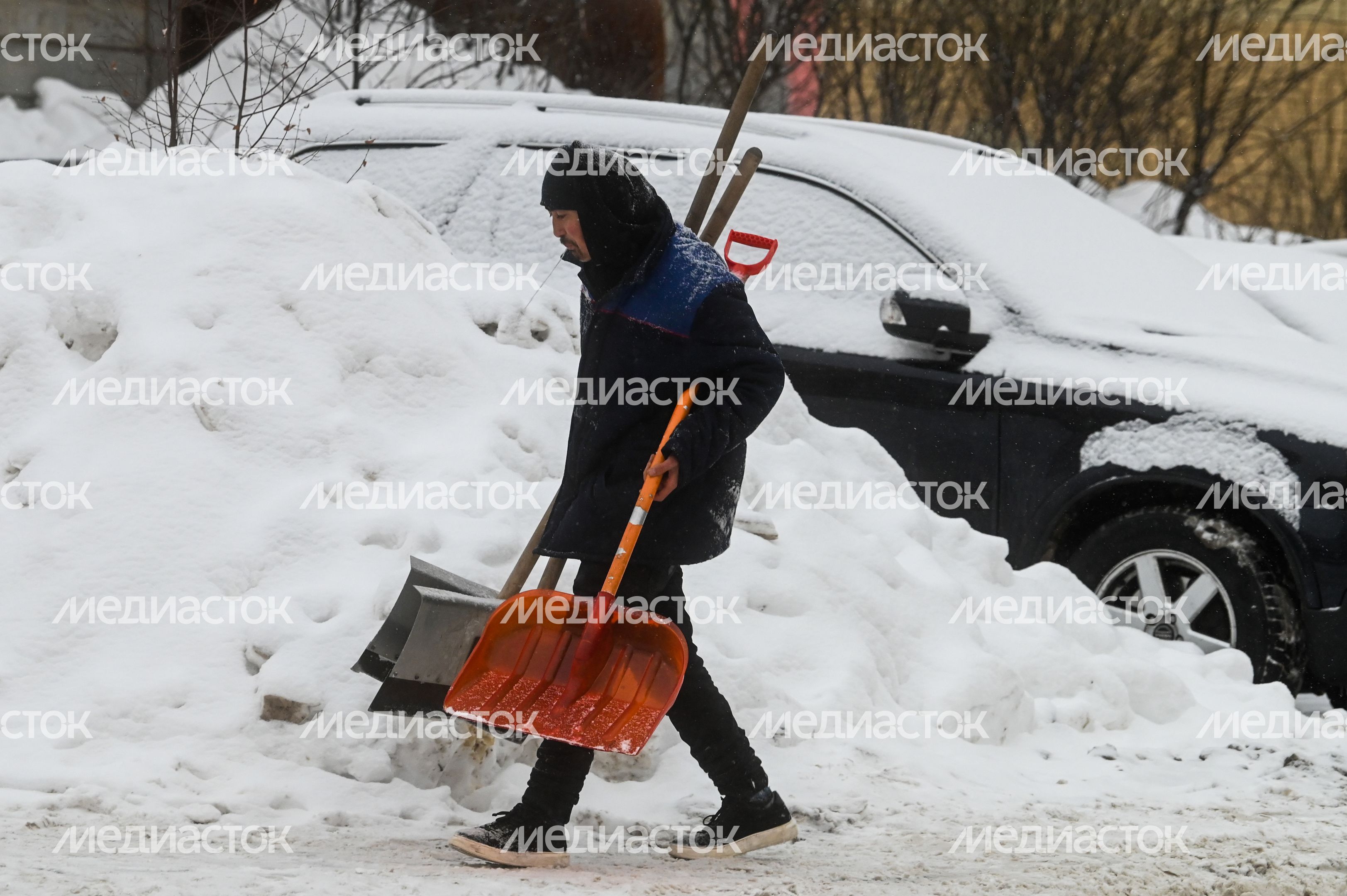 Снегопад в Люберцах