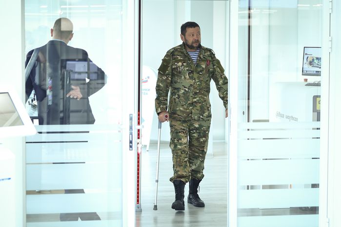 Посещение Губернатором Андреем Воробьевым подмосковного филиала Фонда «Защитники Отечества»