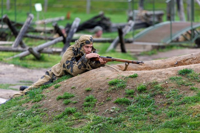 День Победы в Центральном парке «Патриот» Одинцовского округа: военно-историческая реконструкция «В логове зверя»
