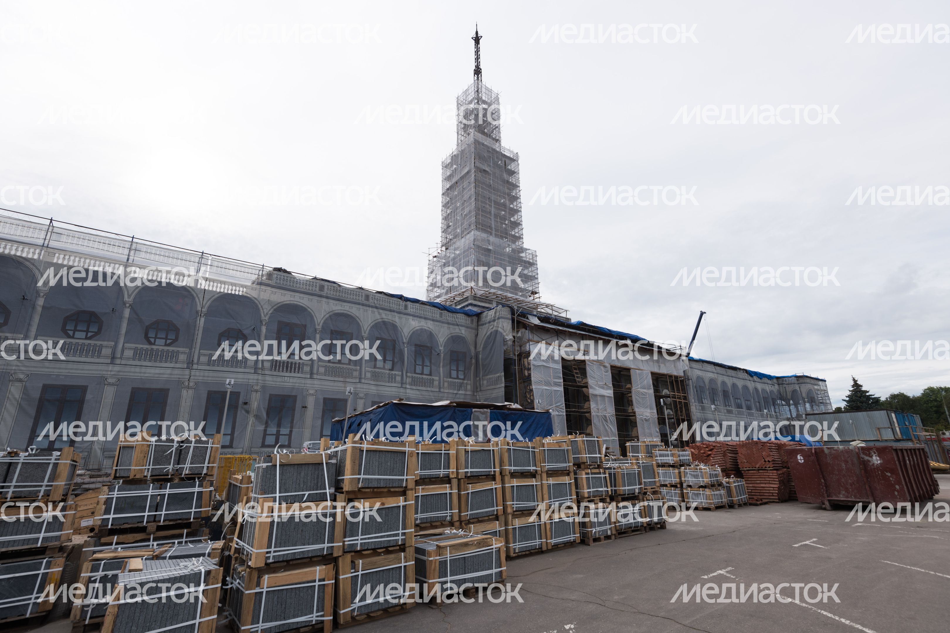 Реставрация Северного речного вокзала