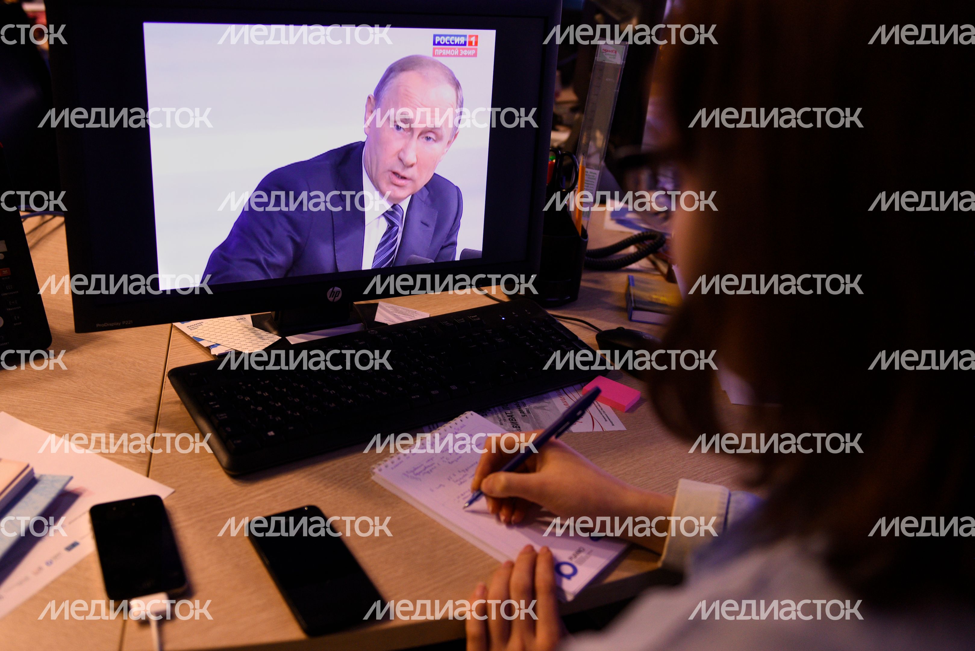 Трансляция большой пресс-конференции В. Путина