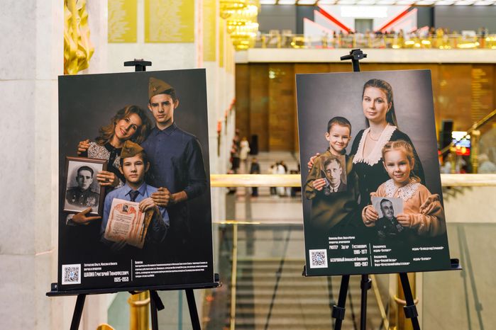 Фотовыставка патриотического проекта «Китель Победы» в Музее Победы