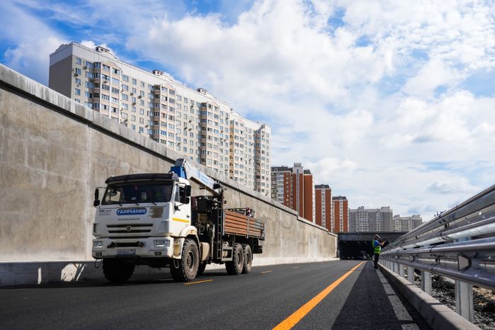 Открытие предпоследнего участка Южно-Лыткаринской автодороги