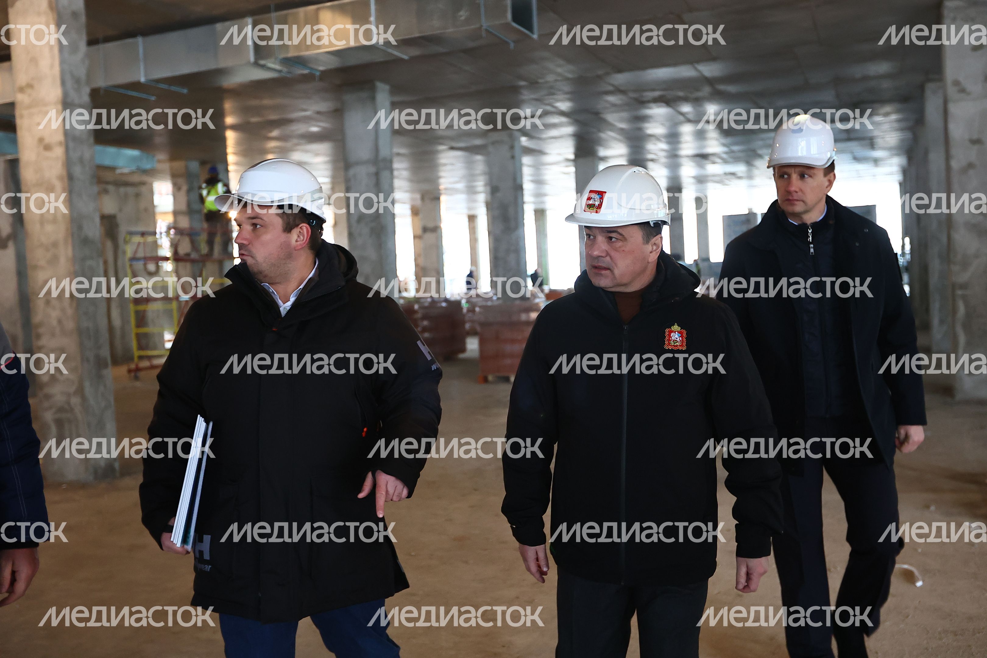 Проверка губернатором образовательного комлекса в Красногорске​